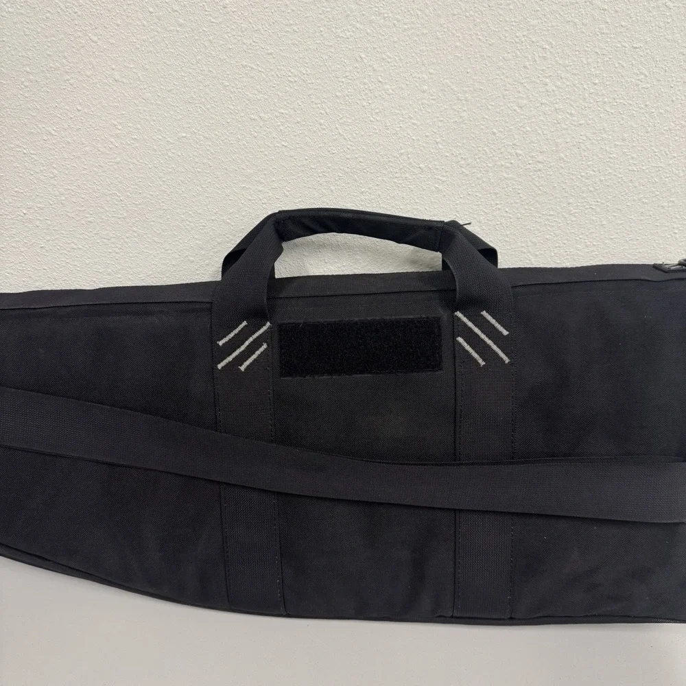 GPS Tactical Case with External Handgun Case Black 35 in.